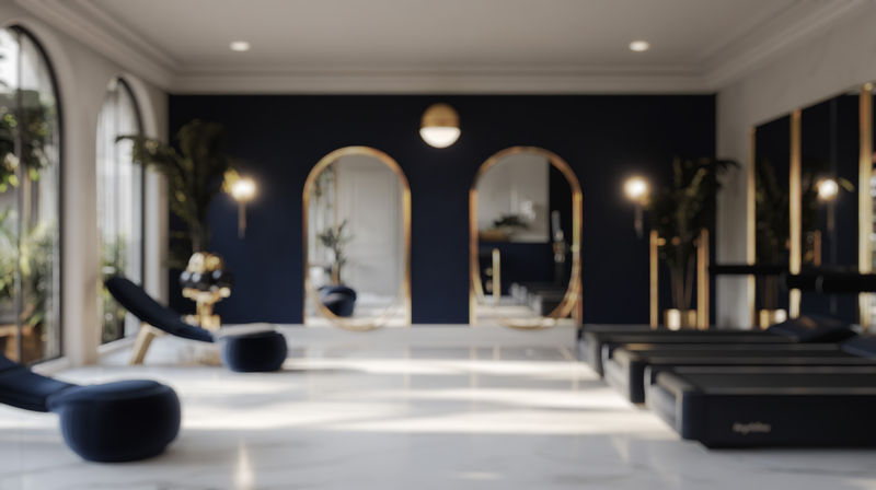 Calm arched interior