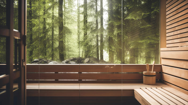 Quiet bench in the forest