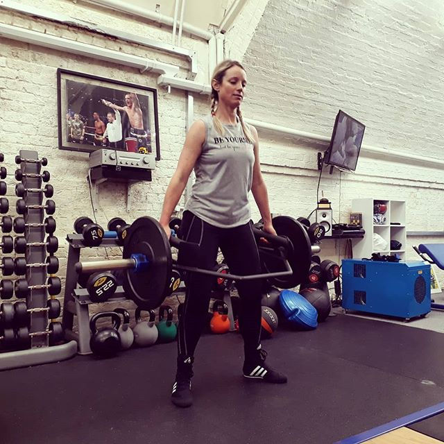 Strength session in progress
