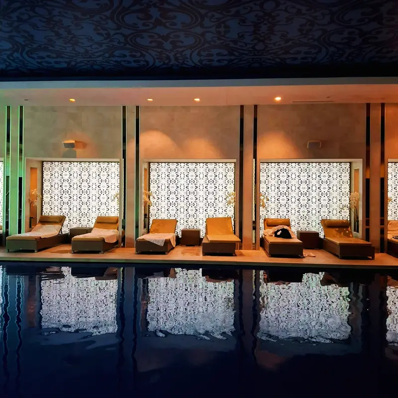 Traditional hammam relaxation room